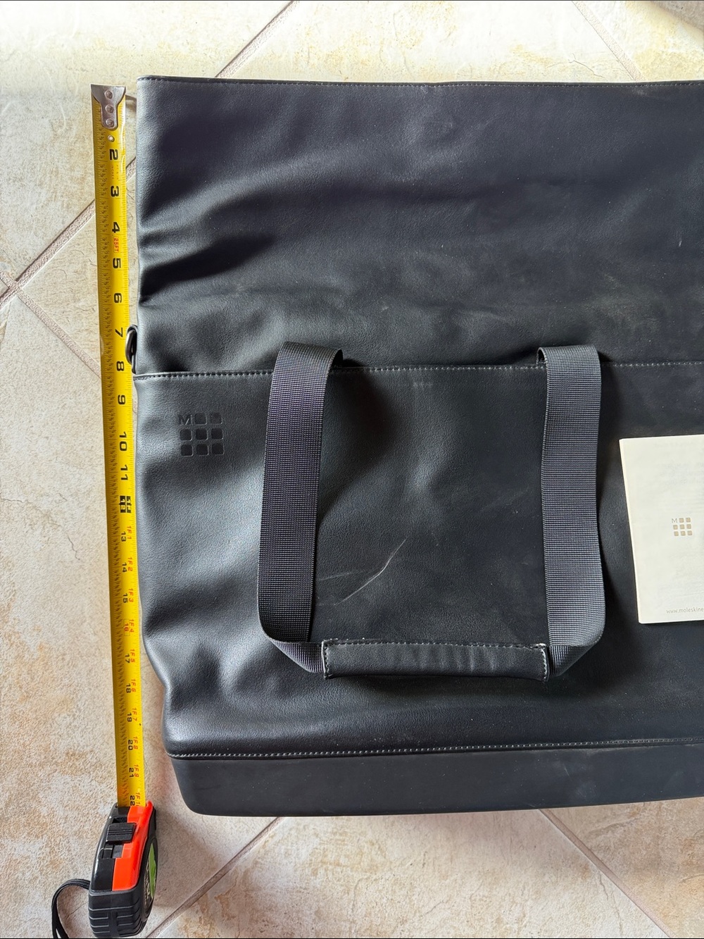 MOLESKINE my cloud Weekender Bag black backpack and tote new quiet luxury - Picture 12 of 16
